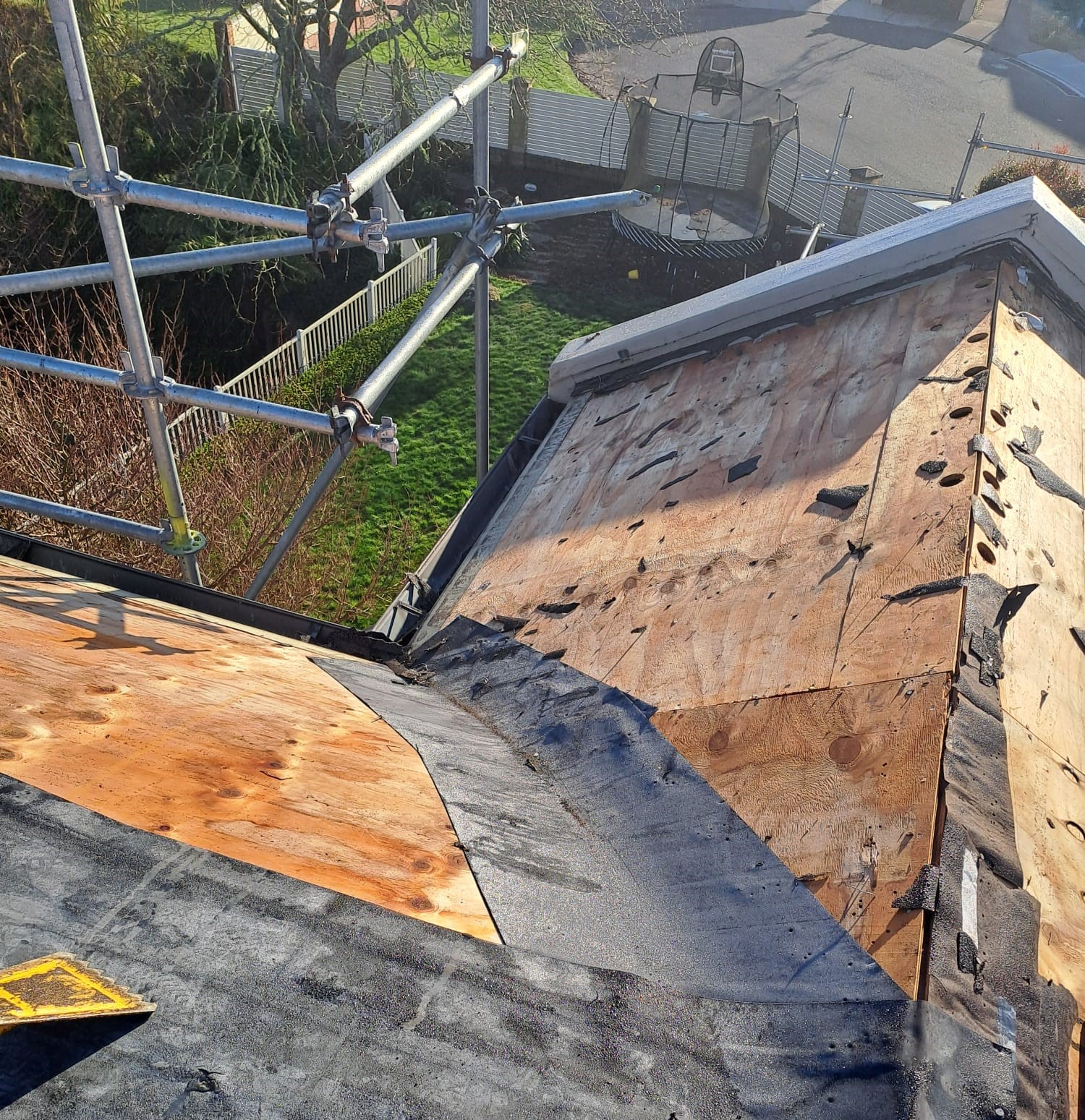 Completed asphalt shingle re-roof - Auckland home